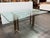 Industrial Bespoke Glass + Sculptural Base Dining Table For Sale - Image 3 of 12