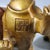 Pair of Vintage Brass Chinese Guardian Lions / Pixiu Statues For Sale - Image 9 of 9