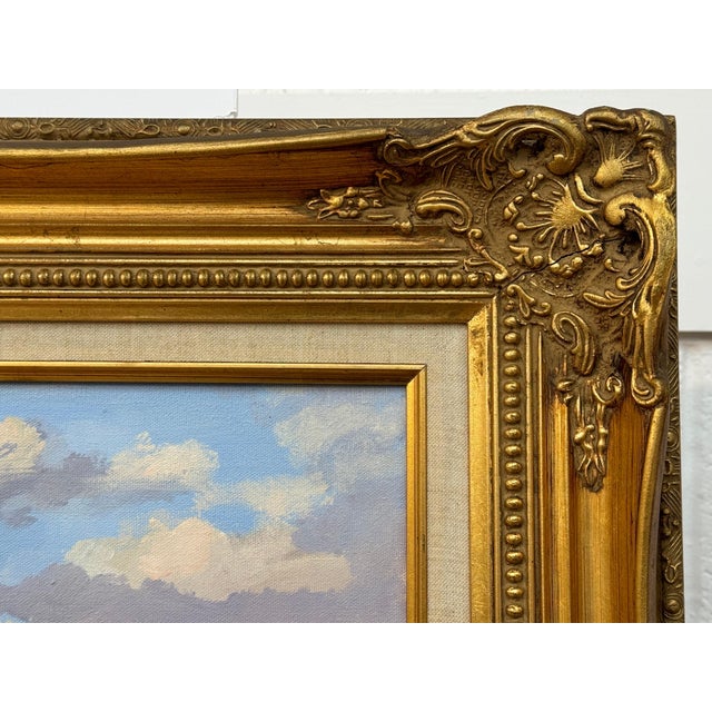Late 20th Century A tranquil mountain lake scene with vivid light, colour and natural beauty 1983 For Sale - Image 5 of 7
