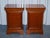 Vintage French Style Cherrywood Nightstands, Set of 2 For Sale - Image 14 of 18