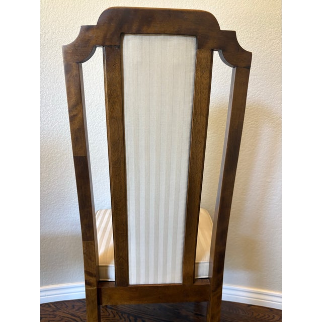 Wood 1980s Ethan Allen Classic Manor Maple Dining Chairs - Set of 4 For Sale - Image 7 of 12
