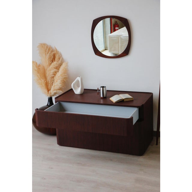 Vintage Italian Wenge Chest of Drawers, 1980s For Sale - Image 15 of 18