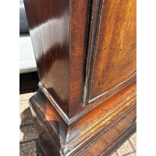 Georgian Mahogany Canterbury Longcase Clock For Sale - Image 17 of 18