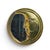 Mid-Century Modern Sergio Bustamante Mid Century Brass Moon Mirror For Sale - Image 3 of 3