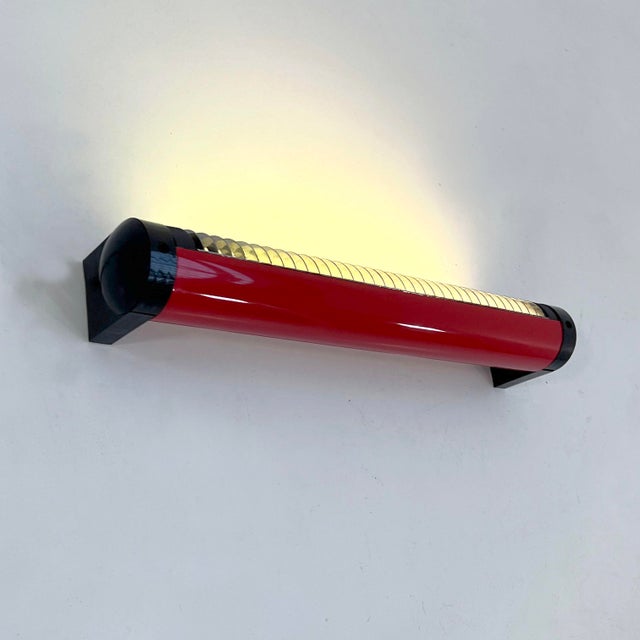 Red Neon Wall Lamp from Disano, 1980s For Sale - Image 10 of 10