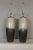 Metal Mid 20th Century Reverse Painted Lamps - a Pair For Sale - Image 7 of 11