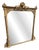 Large Antique English Gilt Overmantle Mirror, 1800s For Sale