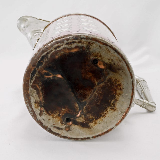 Victorian Graniteware Silverplate, and Enamel Coffee Pot Manning, Bowman & Co Circa 1890 For Sale - Image 13 of 14