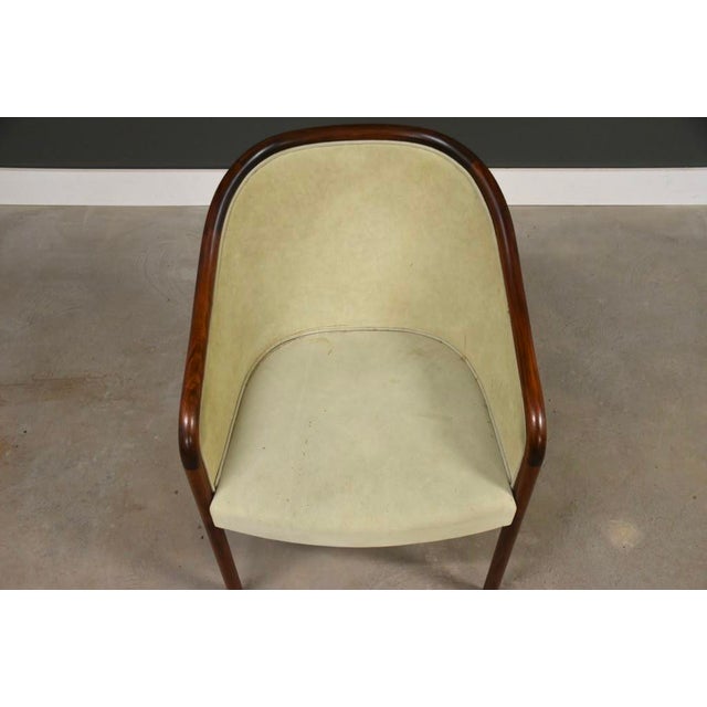 Wood 1970s Ward Bennett for Brickel Associates Banker Chair For Sale - Image 7 of 9