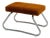 Mid-Century Modern Bauhaus Stool with Chrome Accents and Hidden Steps, 1960s For Sale