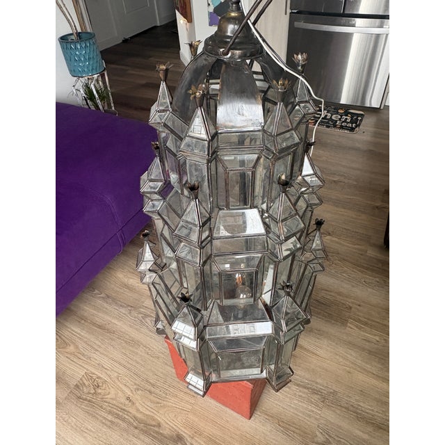 1970s Extra Large Moroccan Chandelier For Sale - Image 12 of 18