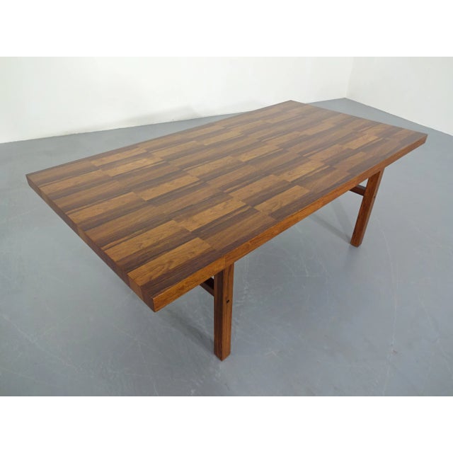 This coffee table from Bramin is made of rosewood. I have official proof of authenticity such as vintage catalogs,...