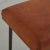 Brutalist Forged Iron + Cognac Leather Stool, France 1960s For Sale In Chicago - Image 6 of 11