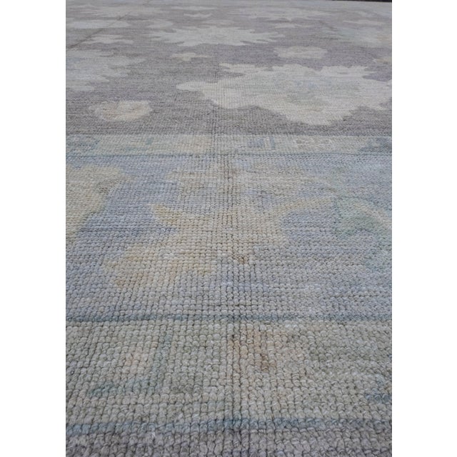 Square Turkish Oushak Rug 10'1" x 10'6" For Sale In Houston - Image 6 of 8