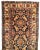 Persian Antique Long Navy Blue Gold Brown Northwest Persian Runner Rug c. 1880-1900 For Sale - Image 3 of 5