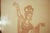 Early 20th Century Pair of Ottoman Shadow Puppet Figural Sculptures in MCM Gold Metal Frames For Sale - Image 12 of 15