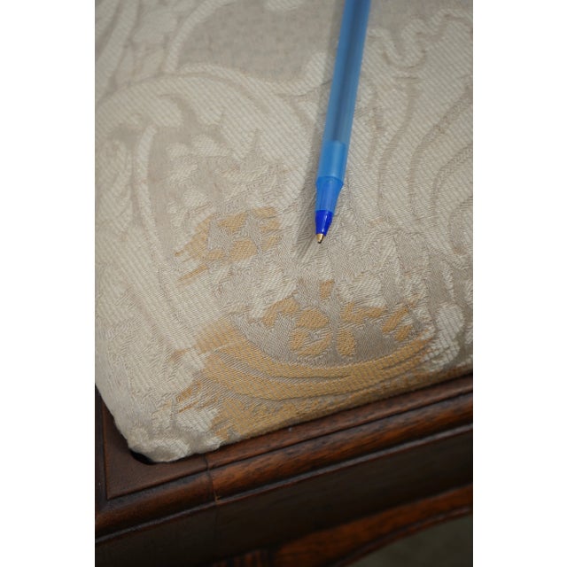 Set of 8 Ej Victor Chippendale Mahogany Dining Room Chairs For Sale - Image 11 of 12