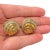 Vintage 14k Yellow Gold Diamond Sea Shell Earrings, A Pair For Sale - Image 9 of 9