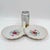 Beautiful dual scallop shell porcelain dish from Haviland "Pondichery" pattern featuring a colorful floral design with...