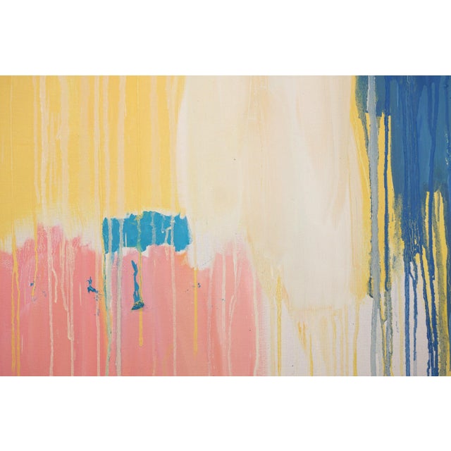 Abstract 2026, Abstract Ethereal Oil Painting on Canvas in Pastel Tones, Blooming, Abstract Modern Painting by Natalia Roman For Sale - Image 3 of 8