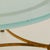 French Gilt Metal + Frosted Glass Coffee Table, 1960s For Sale - Image 4 of 7