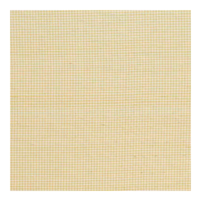Schumacher Dalton Silk Gingham Fabric in Straw For Sale
