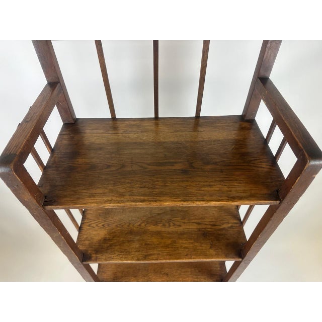 Art Nouveau Wooden Bookshelf, 1890s For Sale - Image 12 of 18