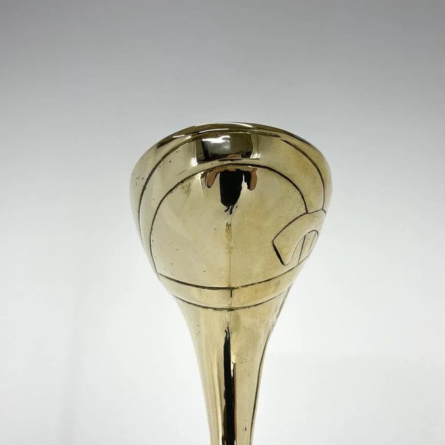 Italian Brass Torchiere Floor Lamp, 1970s For Sale - Image 12 of 13