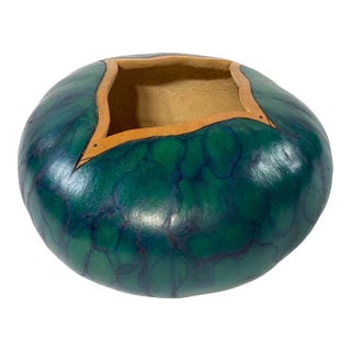 Vintage Hand Painted Gourd For Sale