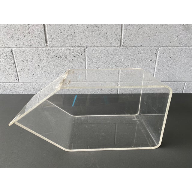 Acrylic Display / Storage Bin W/ Lift Open Top Chairish