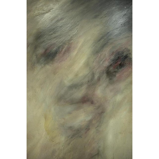 Abstract Portrait, Painting on Board, Framed For Sale - Image 5 of 8