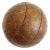 Antique Leather Medicine Ball, 1940s For Sale