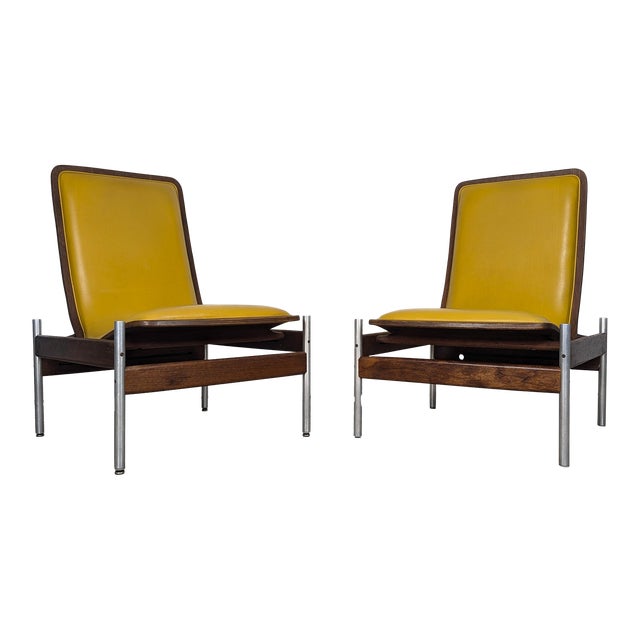 1960s Mid Century Lounge Chairs by Sven Ivar Dysthe for Dokka Møbler - a Pair For Sale