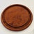 Transparent Vintage Glass Cloche on Teak Base For Sale - Image 8 of 11