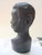 Vintage Mid-Century Hand-Carved African Ebony Wood Male Bust For Sale - Image 9 of 10