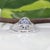 Blue 1.7Ct Tanzanite Ring With Earth-Mined Diamond Accents: Solid 14k Gold, Round 8mm, Size 6.75 For Sale - Image 8 of 9