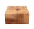 Love this large square-shaped coffee table. Covered with cognac-colored leather. comes with just the right amount of...