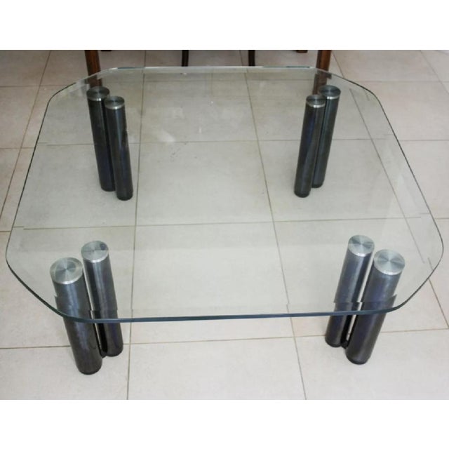 Metal Eta Beta Coffee Table by Marco Zanuso for Zanotta, 1980s For Sale - Image 7 of 7