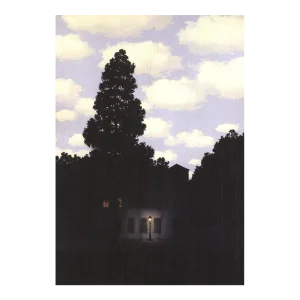 2015 Rene Magritte 'Empire of Light, Guggenheim (mini)' Surrealism Black, Blue, White Belgium Offset Lithograph