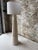 Mediterranean Vintage Greek Column Style Floor Lamp in Textured Plaster Finish For Sale - Image 3 of 11
