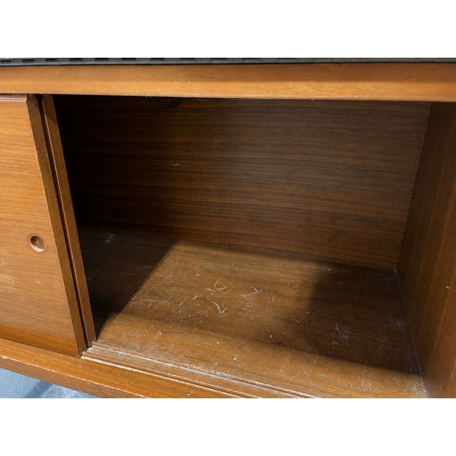 Vintage Mid Century Modern Bar Cabinet | Credenza Console | Liquor Cabinet, C. 1960’s For Sale - Image 15 of 18