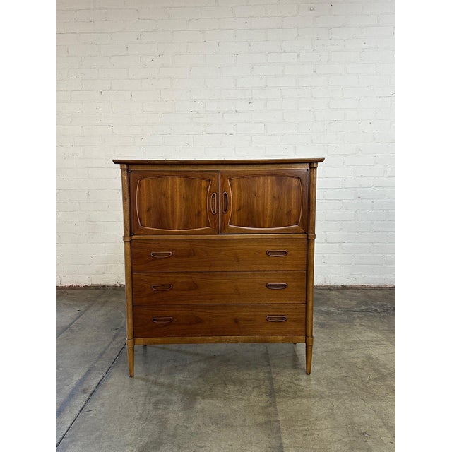 1960s Lane Highboy Dresser For Sale - Image 4 of 12