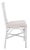 Wood Bhumi Accent Chair with Cushion - White, Set of 2 For Sale - Image 7 of 11