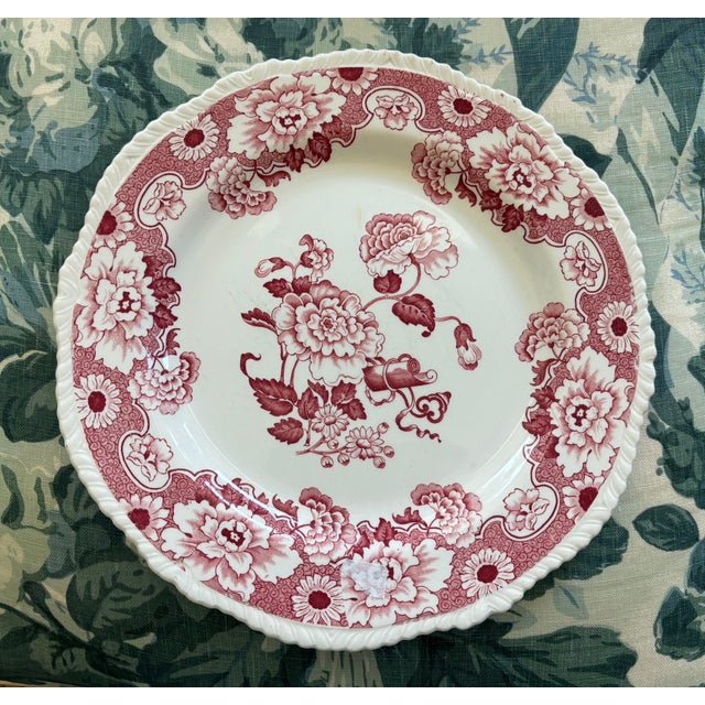 Charming set of 6 English 10" dinner plates Add to your collection or use as decorative wall plates ORIGIN: England...