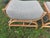 1 Vintage Rattan Ottoman With Zippered Cushions For Sale In West Palm - Image 6 of 10