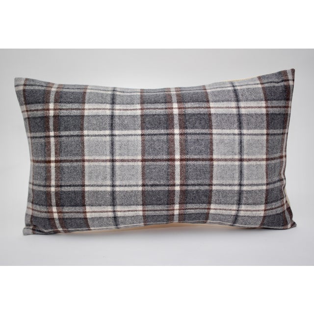 2020s Jacques Bouvet Et Cie "Oregon" 20" X 12" Wool Pillow For Sale - Image 5 of 5