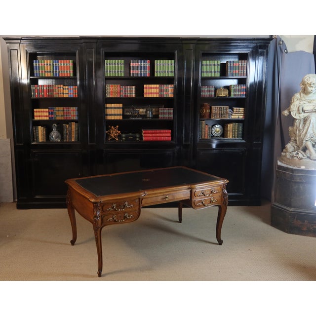 Louis XV Style Walnut Desk For Sale - Image 5 of 15