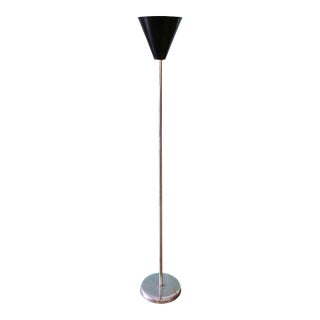 1960s Chrome Floor Lamp After David Wurster for Raymor Italian MCM For Sale