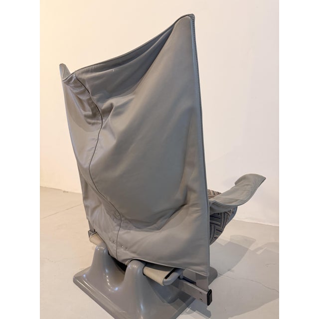 Gray AEO Chiars by Paolo Deganello for Cassina, 1980s, Set of 2 For Sale - Image 8 of 12