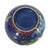 Vintage Chinese Cloisonné Floral Ginger Jar, Cobalt Blue, 3.5" For Sale - Image 9 of 9